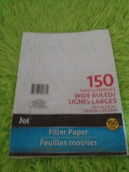 Jot Wide Rule - Filler Paper