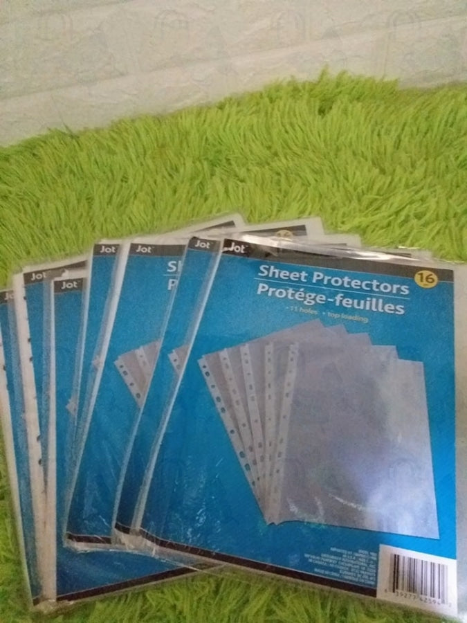 Jot 16 Sheet Protectors