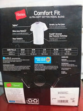Load image into Gallery viewer, HANES 3 tagless white t-shirt
