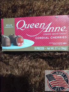 Queen Anne milk chocolate cordial cherries 3.3 oz