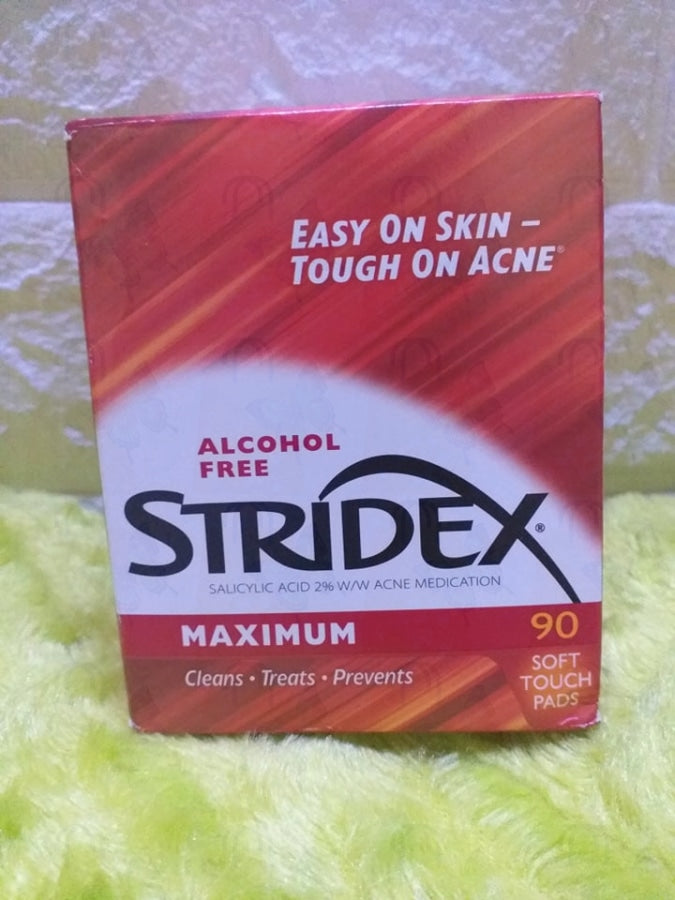 Stridex Acne Control, Maximum, Alcohol Free, 90 Soft Touch Pads