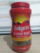 Load image into Gallery viewer, Folgers Classic roast instant coffee crystal make 240 cups(16 oz)453g
