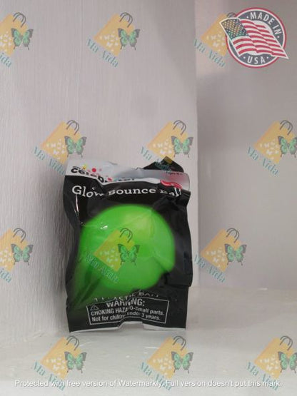 Glow Bounce 1 Plastic Ball Toys Age 8+