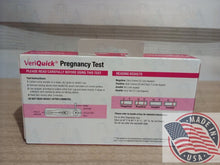 Load image into Gallery viewer, VeriQuick Pregnancy Test easy to use and quick Result in 3 minutes (1 Test)
