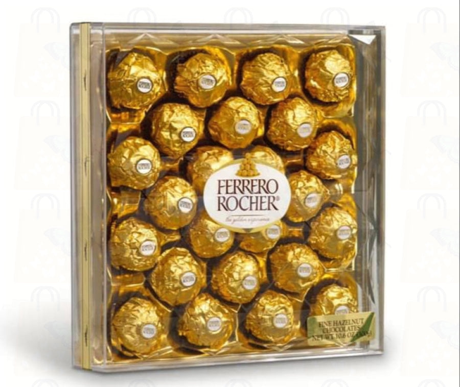 FERRERO ROCHER Fine Hazelnut Milk Chocolate 24 Count