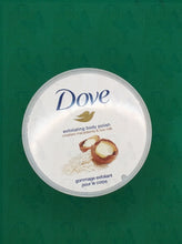 Load image into Gallery viewer, Dove Exfoliating body polish crushed macadamia &amp; rice milk 10.5 oz
