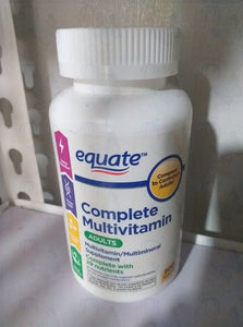 Equate Complete multivitamins/multimineral supplement  Adults 200 tablets