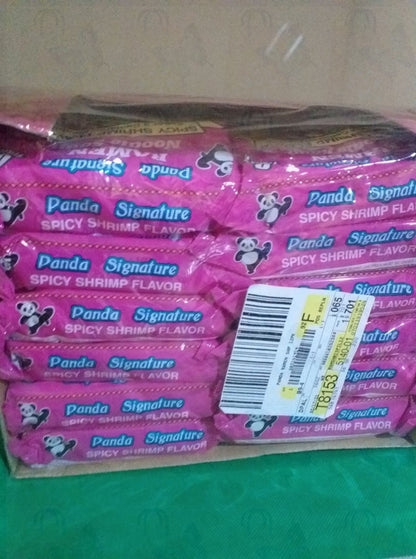 Panda Signature Ramen Spicy Shrimp Flavor Noodle Soup 12 Pack