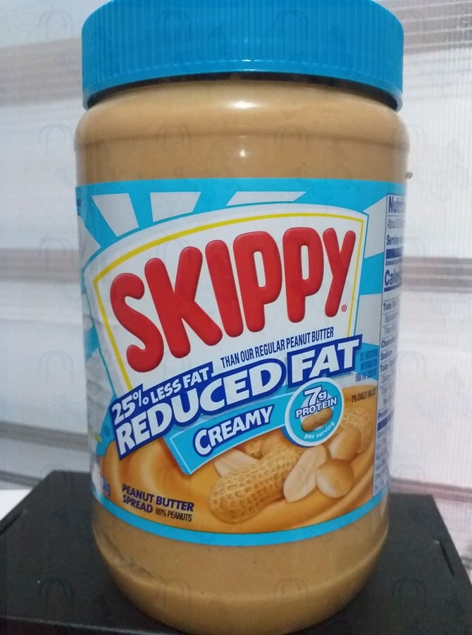 Skippy 25% less Fat Reduced Fat Creamy Peanut Butter 2LB(1.13KG)"