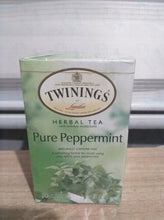 Load image into Gallery viewer, Twinings Pure Peppermint Herbal  tea bags 20 counts 40g
