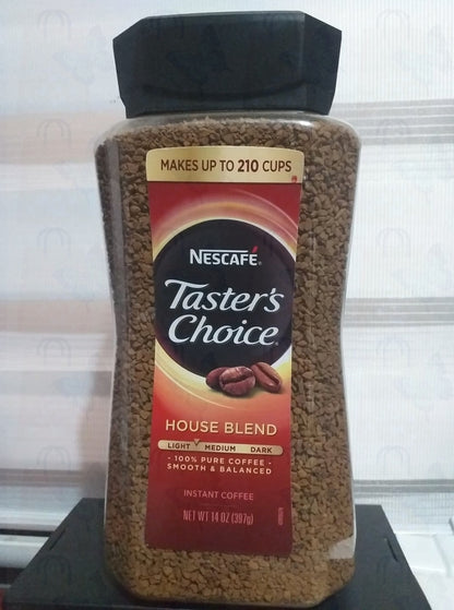 Nescafe Taster's Choice Signature House Blend Instant Coffee Classic Taste | 14 Ounce