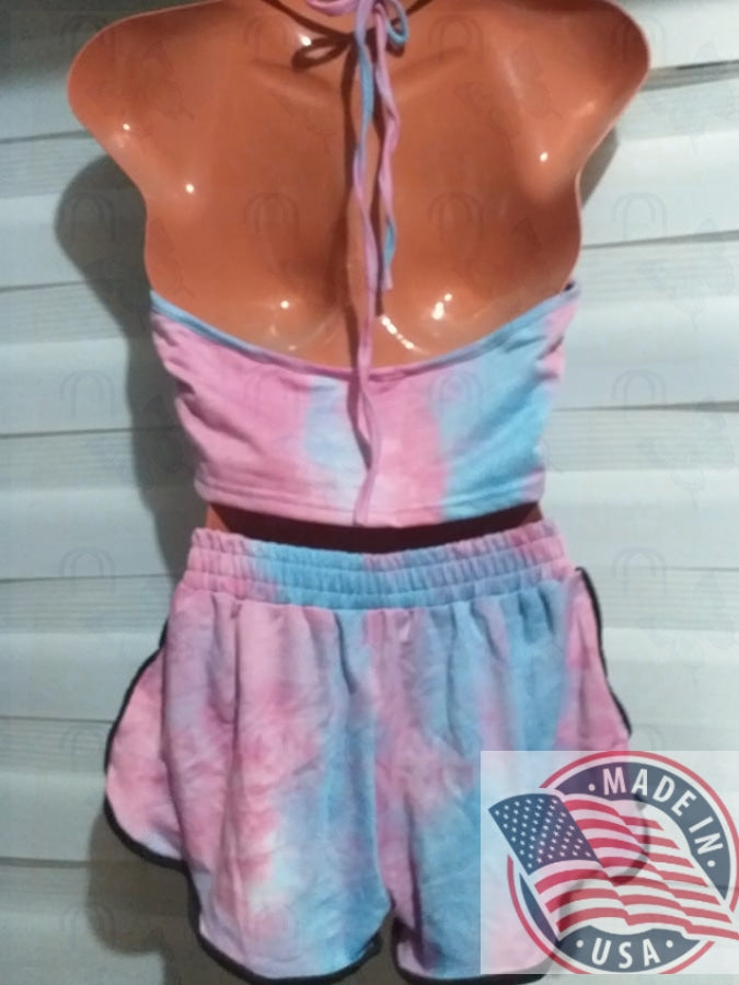 Zenaida Mart Women spagetti Tank Top and shorts set