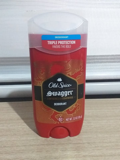 Old Spice Deodorant for Men, Swagger Confidence & Cedarwood Scent, 3oz (85g)