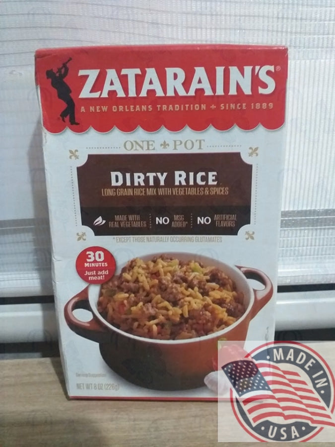 Zatarain's one pot Dirty rice long grain rice mix with vegetables & spices 226g