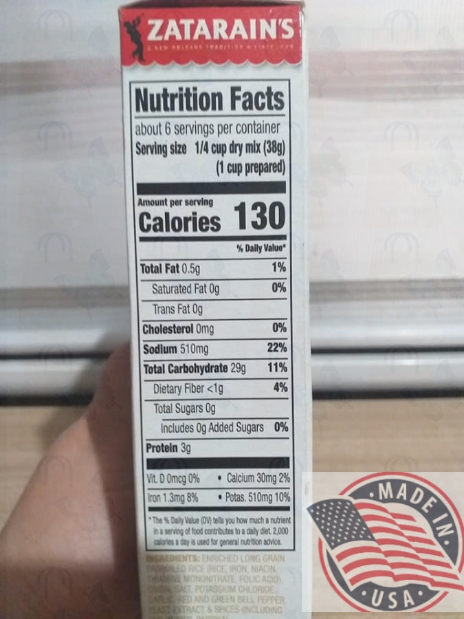 Zatarain's one pot Dirty rice long grain rice mix with vegetables & spices 226g