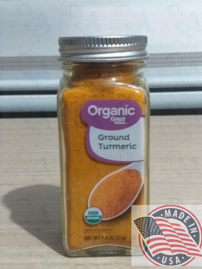 Great Value Organic Ground Turmeric powder 1.8 oz(51g)