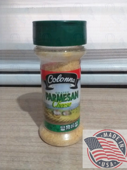 Colonna Grated Parmesan Cheese 2.5 oz/71g
