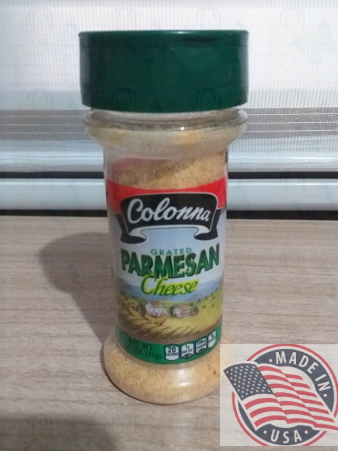 Colonna Grated Parmesan Cheese 2.5 oz/71g
