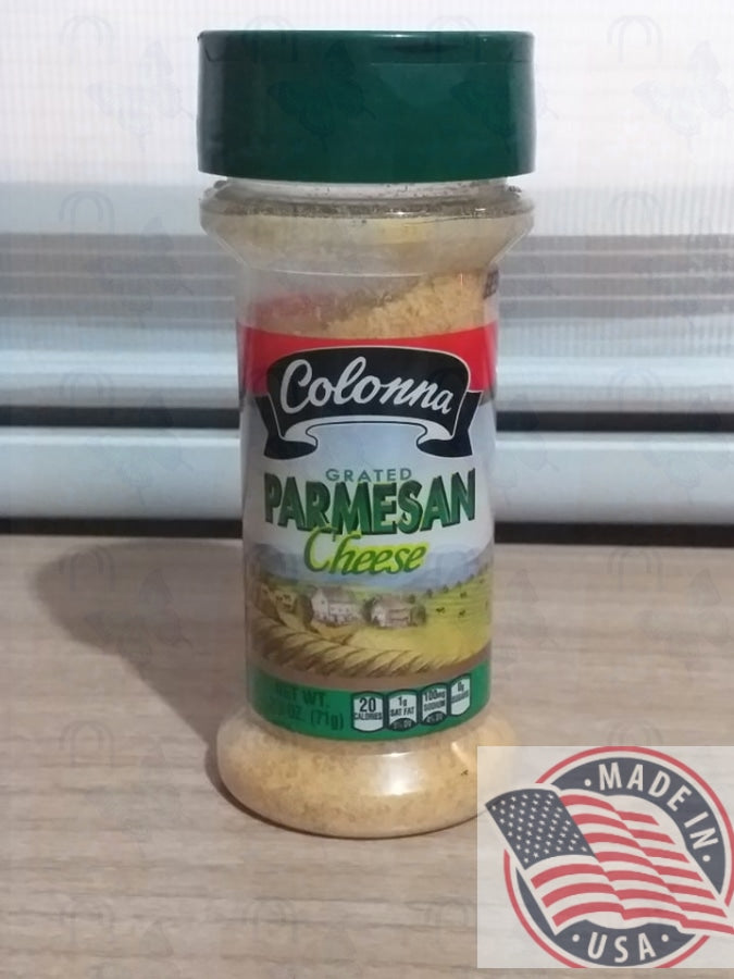 Colonna Grated Parmesan Cheese 2.5 oz/71g