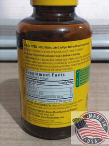 Naturemade  extra strength Magnesium 400mg 180 softgel