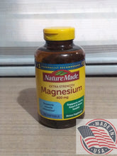 Load image into Gallery viewer, Naturemade  extra strength Magnesium 400mg 180 softgel
