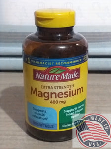 Naturemade  extra strength Magnesium 400mg 180 softgel