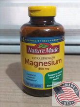 Load image into Gallery viewer, Naturemade  extra strength Magnesium 400mg 180 softgel
