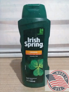 Irish Spring Original moisturising face+bodywash 18 oz(532ml)