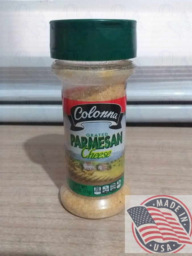 Colonna Grated Parmesan Cheese 2.5 oz/71g