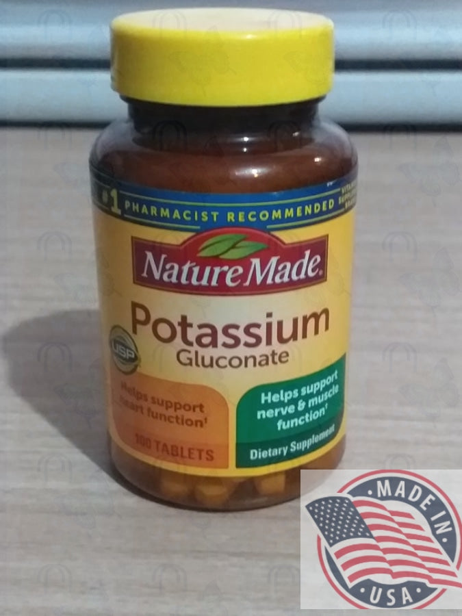 Nature Made Potassium Gluconate  100 tablets