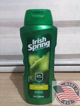 Load image into Gallery viewer, Irish Spring Aloe bodywash 24hr fresh paraben free 18 oz(532ml)
