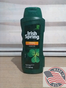 Irish Spring Original moisturising face+bodywash 18 oz(532ml)