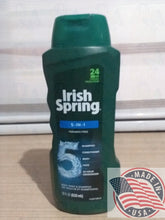 Load image into Gallery viewer, Irish Spring 5 in 1 bodywash and shampoo Paraben Free 18 oz(532ml)
