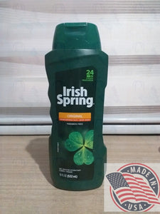 Irish Spring Original moisturising face+bodywash 18 oz(532ml)