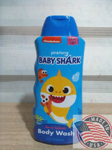 Load image into Gallery viewer, Bay Shark Nickelodeon Berry Splash Body wash 12 oz(355ml) U.S.A
