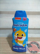 Load image into Gallery viewer, Bay Shark Nickelodeon Berry Splash Body wash 12 oz(355ml) U.S.A
