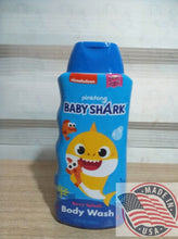 Load image into Gallery viewer, Bay Shark Nickelodeon Berry Splash Body wash 12 oz(355ml) U.S.A
