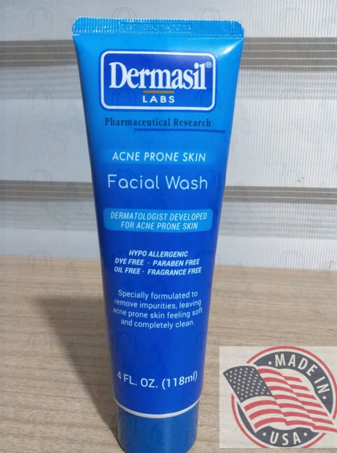 Dermasil Acne Prone skin Facial wash 4fl oz(118ml) U.S.A
