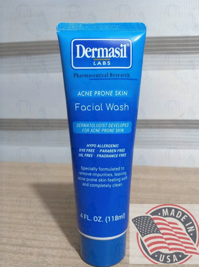 Dermasil Acne Prone skin Facial wash 4fl oz(118ml) U.S.A