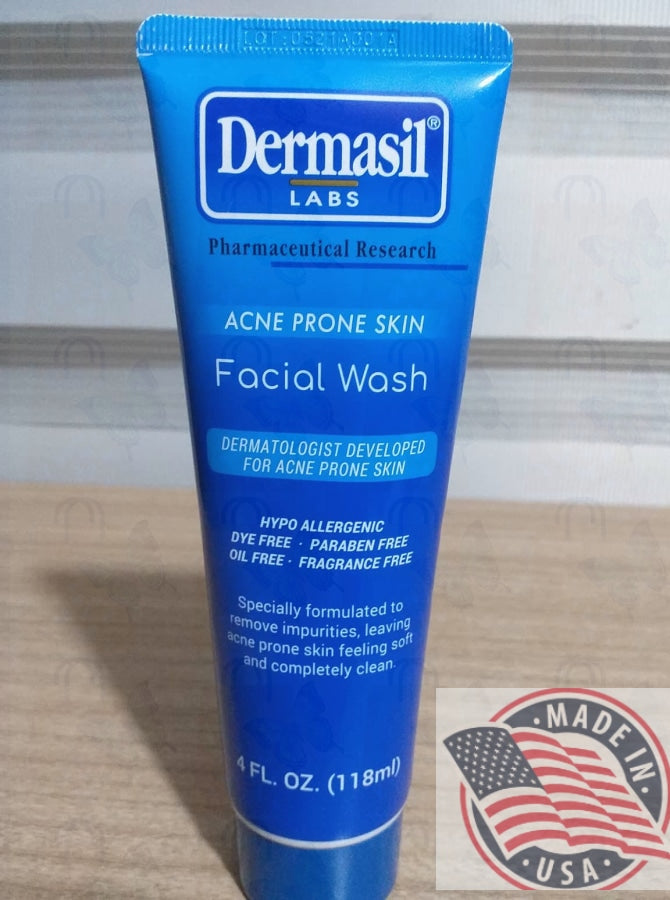 Dermasil Acne Prone skin Facial wash 4fl oz(118ml) U.S.A