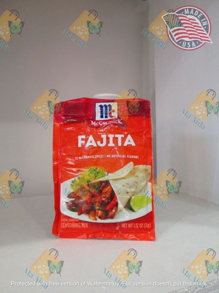 McCormick Fajita Seasoning Mix, 1.12 oz (31g)
