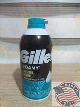 Load image into Gallery viewer, Gillette Foamy Sensitive Skin Shaving Cream (11 oz )U.S.A
