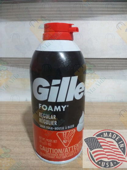Gillette Foamy Regular Shaving Cream - 11 oz(U.S.A)