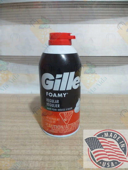 Gillette Foamy Regular Shaving Cream - 11 oz(U.S.A)