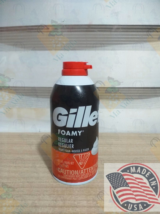 Gillette Foamy Regular Shaving Cream - 11 oz(U.S.A)