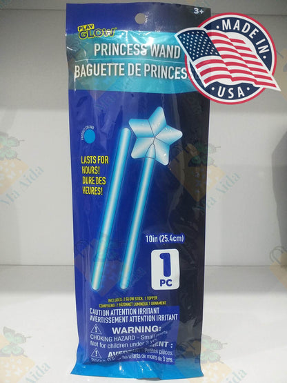 ToyGlow Sticks Princess Wand Glow in The Dark 1 pc 10 in(25.4cm)