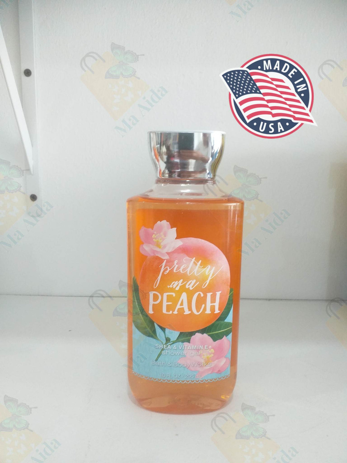 Bath & and Body Works Pretty As a Peach shea & vitamin E shower gel 10 fl oz / 295 ml