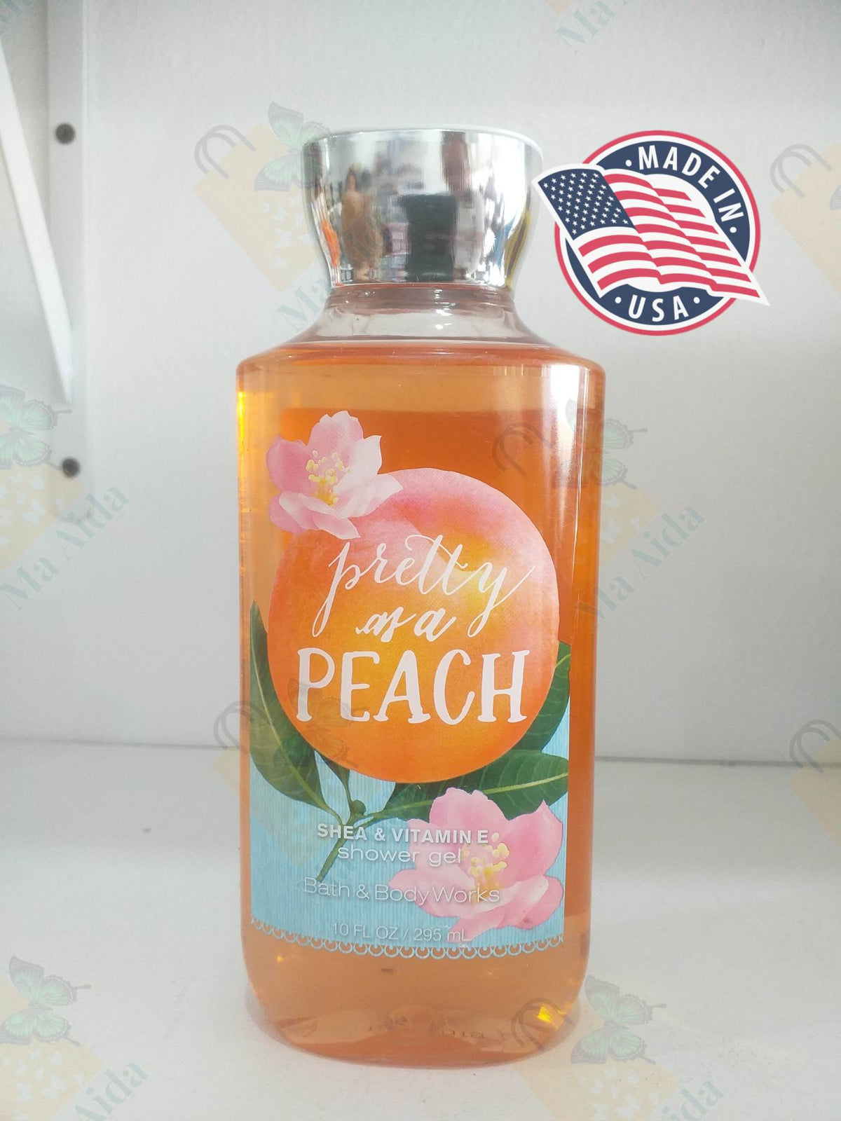 Bath & and Body Works Pretty As a Peach shea & vitamin E shower gel 10 fl oz / 295 ml