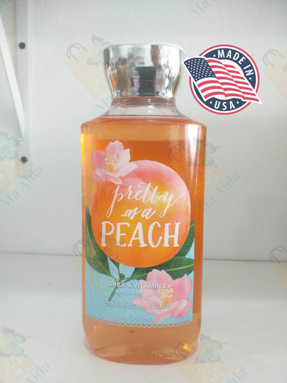 Bath & and Body Works Pretty As a Peach shea & vitamin E shower gel 10 fl oz / 295 ml