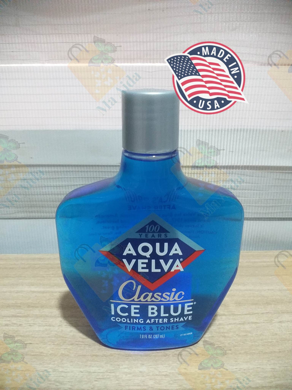 Aqua Velva After Shave, Classic Ice Blue Scent Firms &tones cooling after shave 7 fl. oz.
